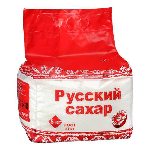 Сахар песок Русский Сахар гост 5 кг в Глобус