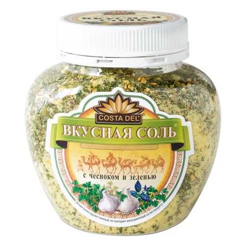 Вкусная соль Costa Del с чесноком и зеленью 400 г в Глобус
