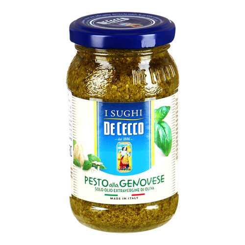 Соус De cecco pesto alla genovese на основе растительных масел 200 г в Глобус