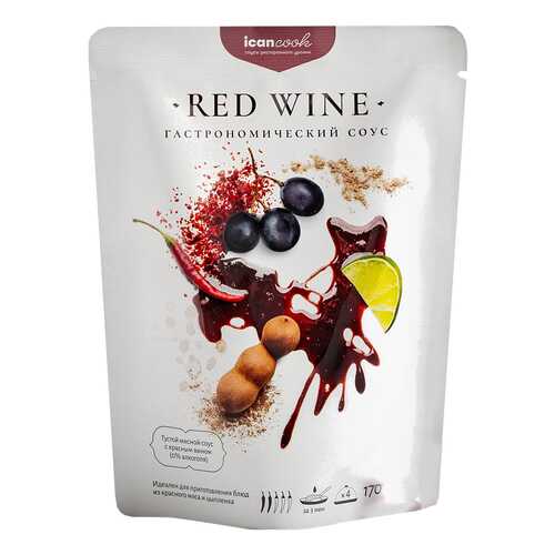 Соус Red wine icancook гастрономический 170 мл в Глобус