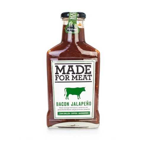 Соус томатный Kuhne Made for Meat с беконом и перцем Халапеньо, 375мл, Германия в Глобус
