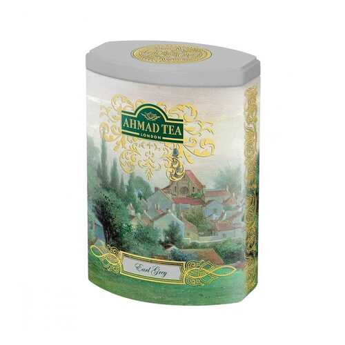 Чай Ahmad Earl Grey, черный листовой c бергамотом в жестяной банке, 100 гр в Глобус