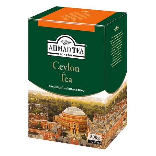 Чай черный Ahmad Tea ceylon оранж пеко 200 г в Глобус
