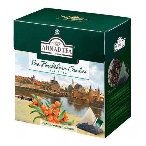 Чай черный Ahmad Tea облепиховые леденцы 20 пакетиков в Глобус