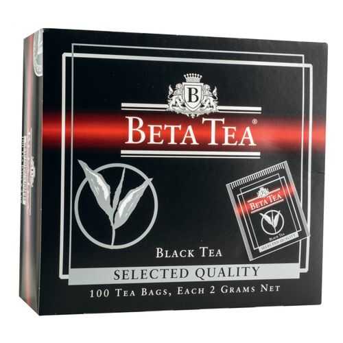 Чай черный Beta Tea selected quality 100 пакетиков в Глобус