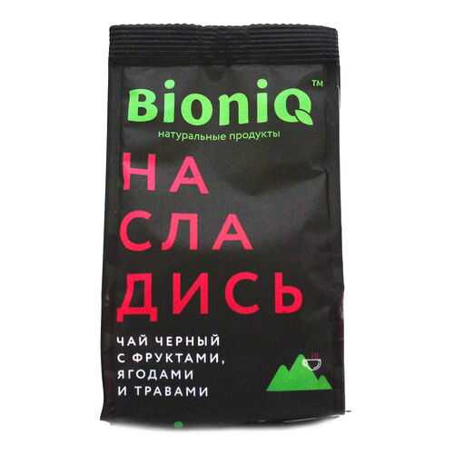 Чай черный BIONIQ, Насладись, с фруктами, ягодами и травами, 50 г в Глобус
