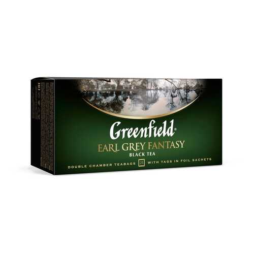 Чай черный Greenfield Earl Grey Fantasy 25 пакетиков в Глобус