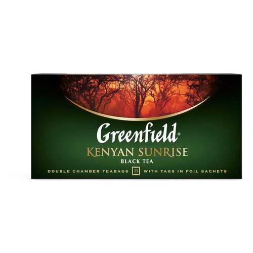 Чай черный Greenfield Kenyan Sunrise 25 пакетиков в Глобус