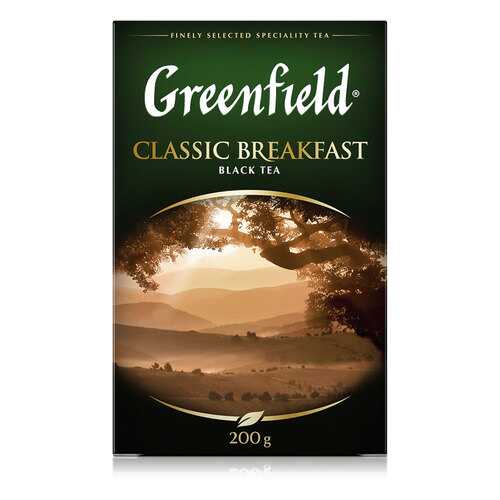 Чай черный листовой Greenfield Classic Breakfast 200 г в Глобус