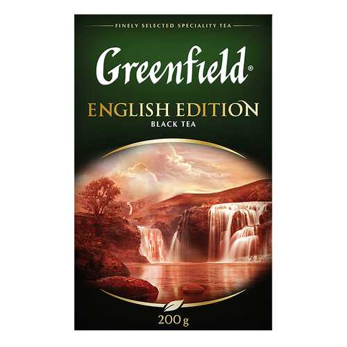 Чай черный листовой Greenfield English Edition 200 г в Глобус