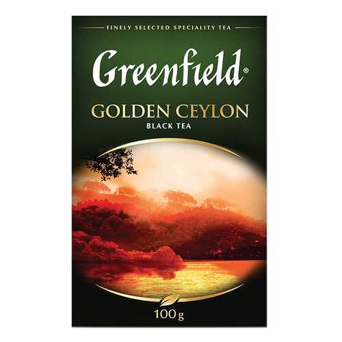 Чай черный листовой Greenfield Golden Ceylon 100 г в Глобус
