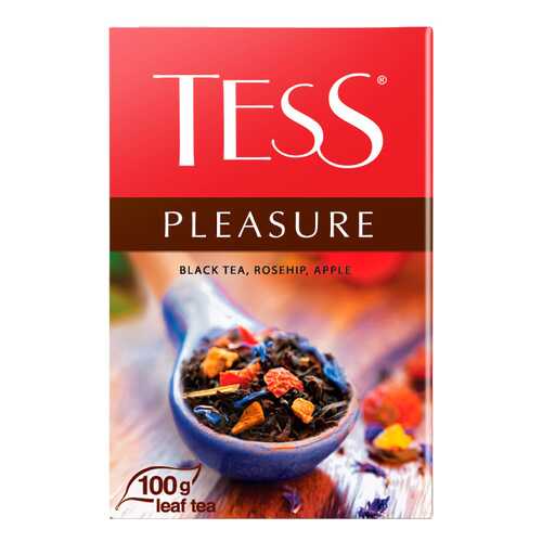 Чай черный листовой Tess Pleasure 100 г в Глобус