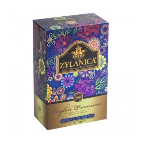 Чай черный листовой Zylanica ceylon premium collection бергамот FBOP 100 г в Глобус