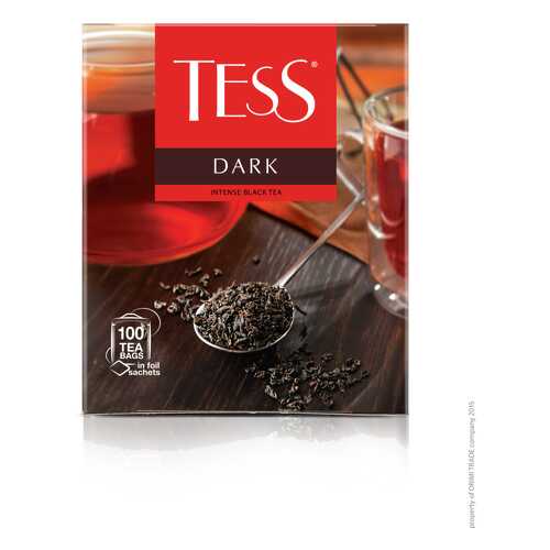 Чай черный Tess Dark 100 пакетиков в Глобус