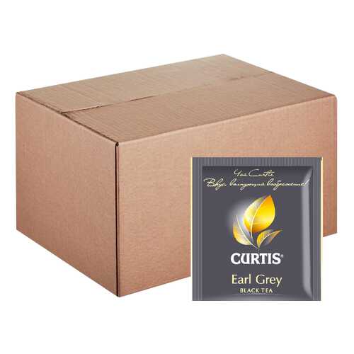 Чай Curtis Earl Grey, черный листовой, с добавками, 200 пакетиков по 2 гр в Глобус