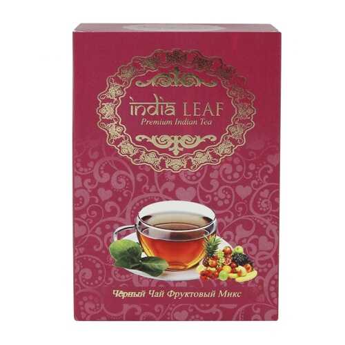 Чай India leaf С манго, черный среднелистовой с добавками, 100 гр в Глобус