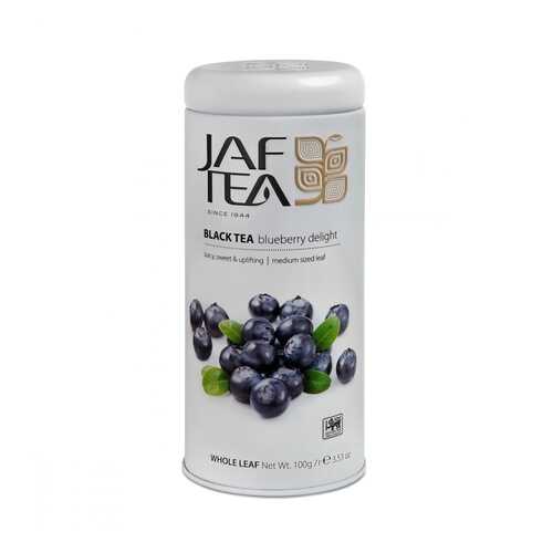 Чай Jaf Tea Blueberry Delight черный с голубикой 100 г в Глобус