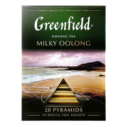 Чай оолонг в пирамидках Greenfield Milky Oolong 20 пакетиков в Глобус