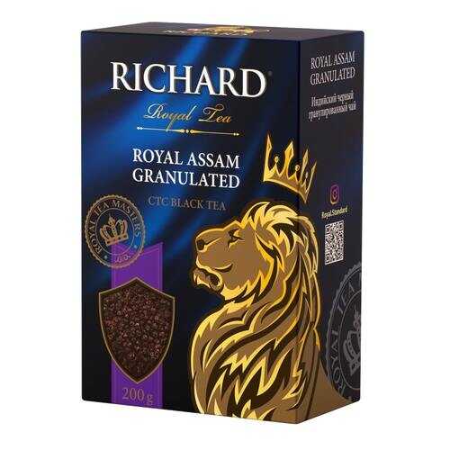Чай Richard Royal Assam Granulated черный ганулированный 200 г в Глобус