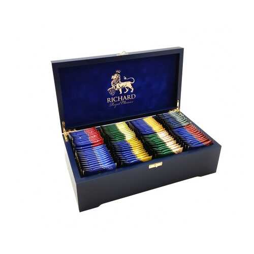 Чай Richard Royal Wooden Box ассорти 80 сашетов в Глобус