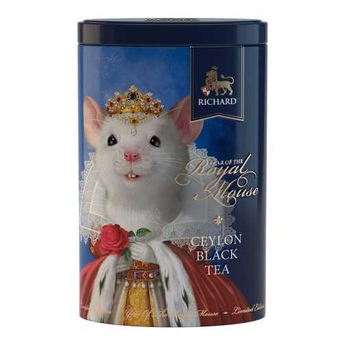 Чай Richard Year of the royal mouse черный листовой 80 г в Глобус