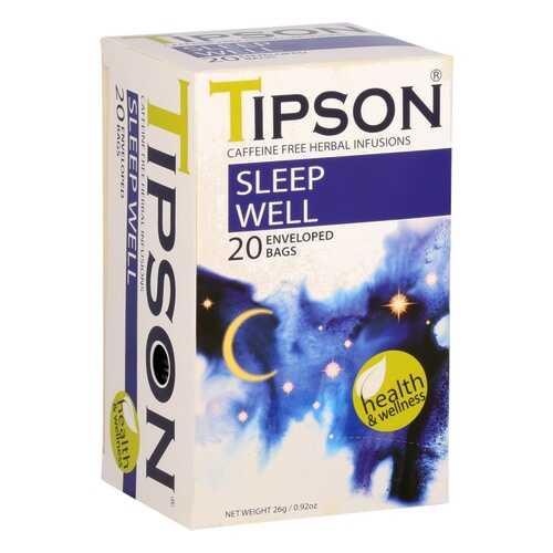 Чай Tipson Sleep well, травяной, 20 пакетиков в Глобус