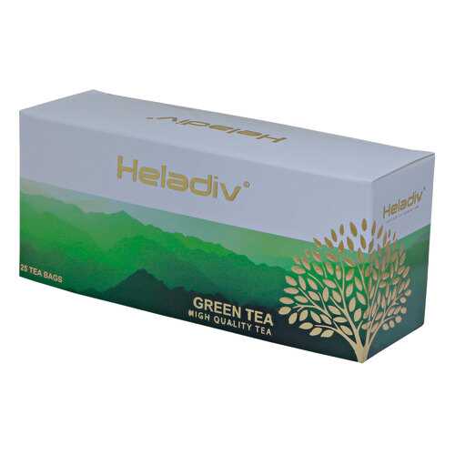 Чай в пакетиках Heladiv green tea 25 пакетов в Глобус