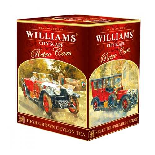 Чай Williams City Scape черный 150 г в Глобус