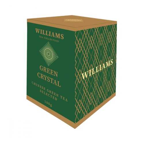 Чай Williams Greean Crystal зеленый китайский 100 г в Глобус