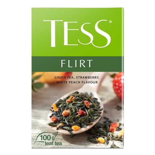 Чай зеленый листовой Tess Flirt 100 г в Глобус