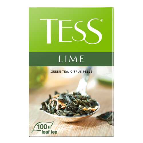 Чай зеленый листовой Tess Lime 100 г в Глобус