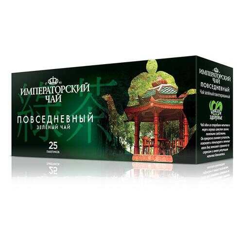 Чай зеленый мелкий повседневный пакетированный 25*1.7 г в Глобус