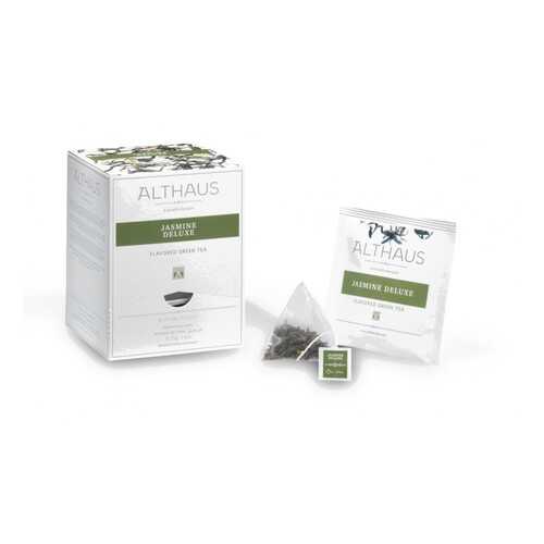 Чай зеленый в пирамидках Althaus Jasmine Deluxe Жасмин Делюкс 15*2.75 г в Глобус