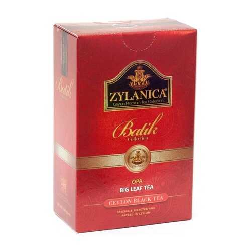 Чай Zylanica Batik Collection черный листовой ОРА 100 г в Глобус