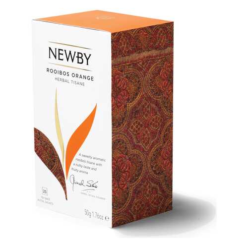 Чайный напиток NEWBY Ройбос Апельсин 25*2 50г в Глобус