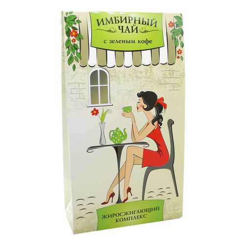 Имбирный чай Green Side c зеленым кофе 1.5 г в Глобус