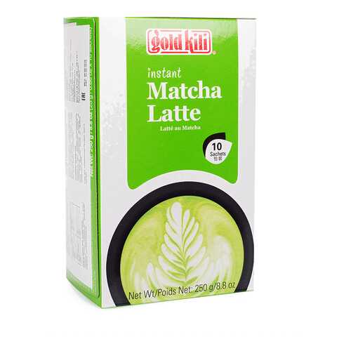 Напиток чайный Матча латте Gold Kili, 10 х 25 г Сингапур в Глобус
