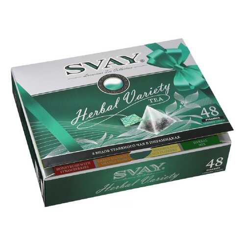 Подарочный набор Svay herbal variety 8 видов травянного чая 48 пакетиков в Глобус