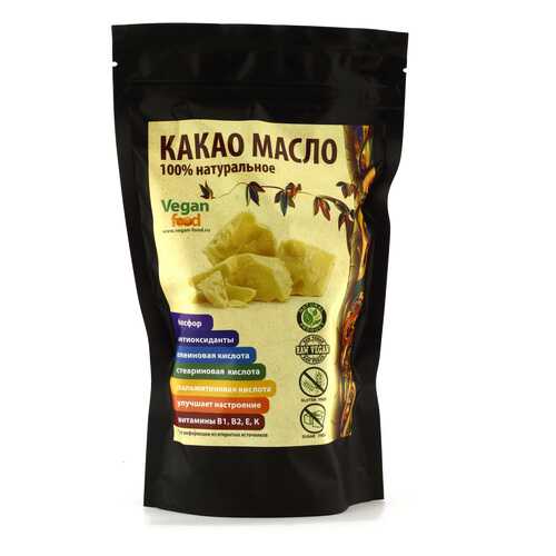 Какао-масло натуральное Vegan Food 200 г в Глобус