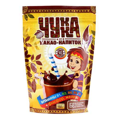 Какао-напиток Экологика чука гранулированный 150 г в Глобус