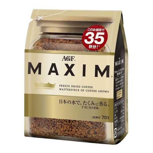 Кофе AGF Maxim растворимый gold blend 70 г в Глобус