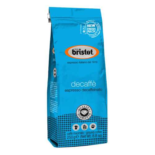 Кофе Bristot Decaffeinato молотый 250 г в Глобус