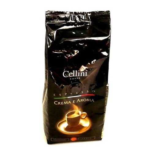 Кофе Cellini crema speciale итальянский оригинальный жаренный в зернах 1 кг в Глобус