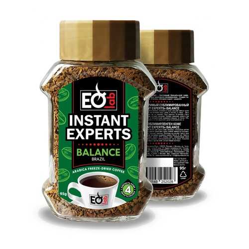 Кофе Espressolab Instant Experts Balance Brazil растворимый 95 г в Глобус