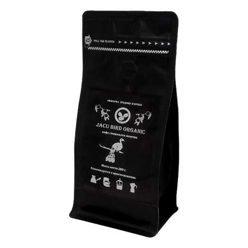 Кофе Jacu bird organic в зёрнах средней обжарки 200 г в Глобус