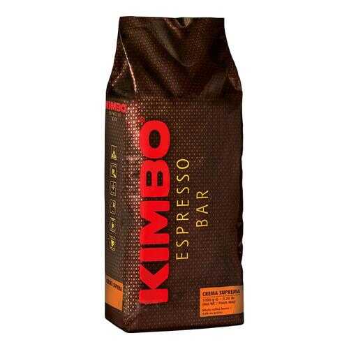 Кофе Kimbo crema suprema зерновой 1 кг в Глобус