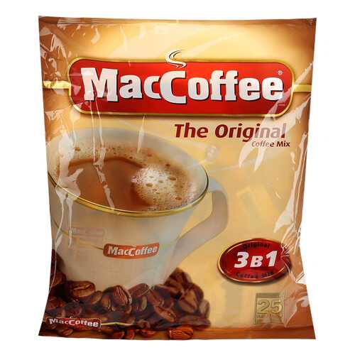 Кофе MacCoffee растворимый 3в1 20 г 25 штук в Глобус