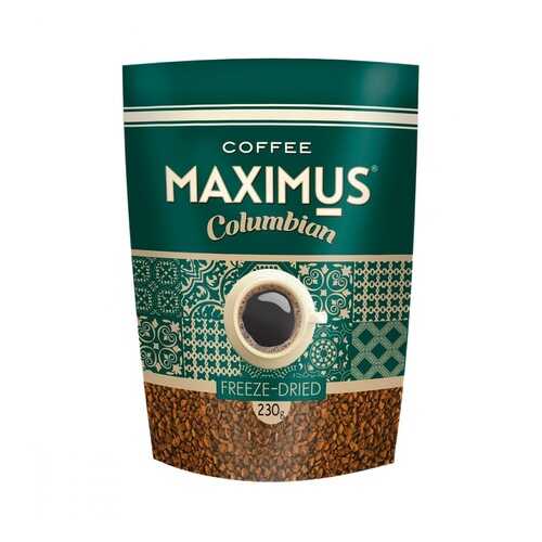 Кофе Maximus Columbian растворимый 230 г в Глобус