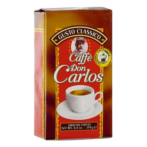 Кофе молотый Don Carlos вакуум 250 г в Глобус