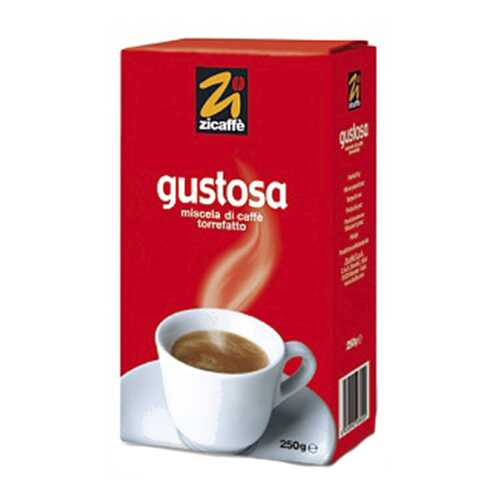 Кофе молотый Zicaffe gustosa 250 г в Глобус